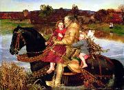 Sir John Everett Millais Sir Isumbras at the Ford oil on canvas